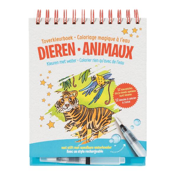 Carnet de coloriage à l'eau