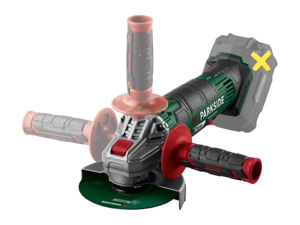 Parkside 20V Cordless Angle Grinder - Bare Unit