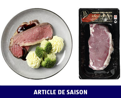 ENTRECÔTE DE BŒUF DRY AGED