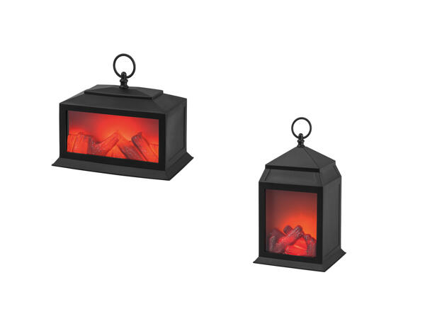 Ljuslykta med LED-lampa