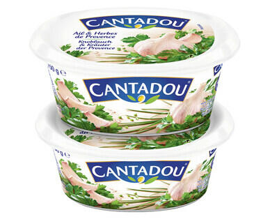 CANTADOU(R)
FORMAGGIO FRESCO ALLE ERBE E ALL'AGLIO