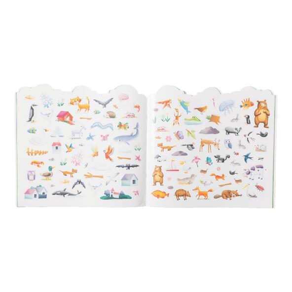 Kleur- en stickerboek