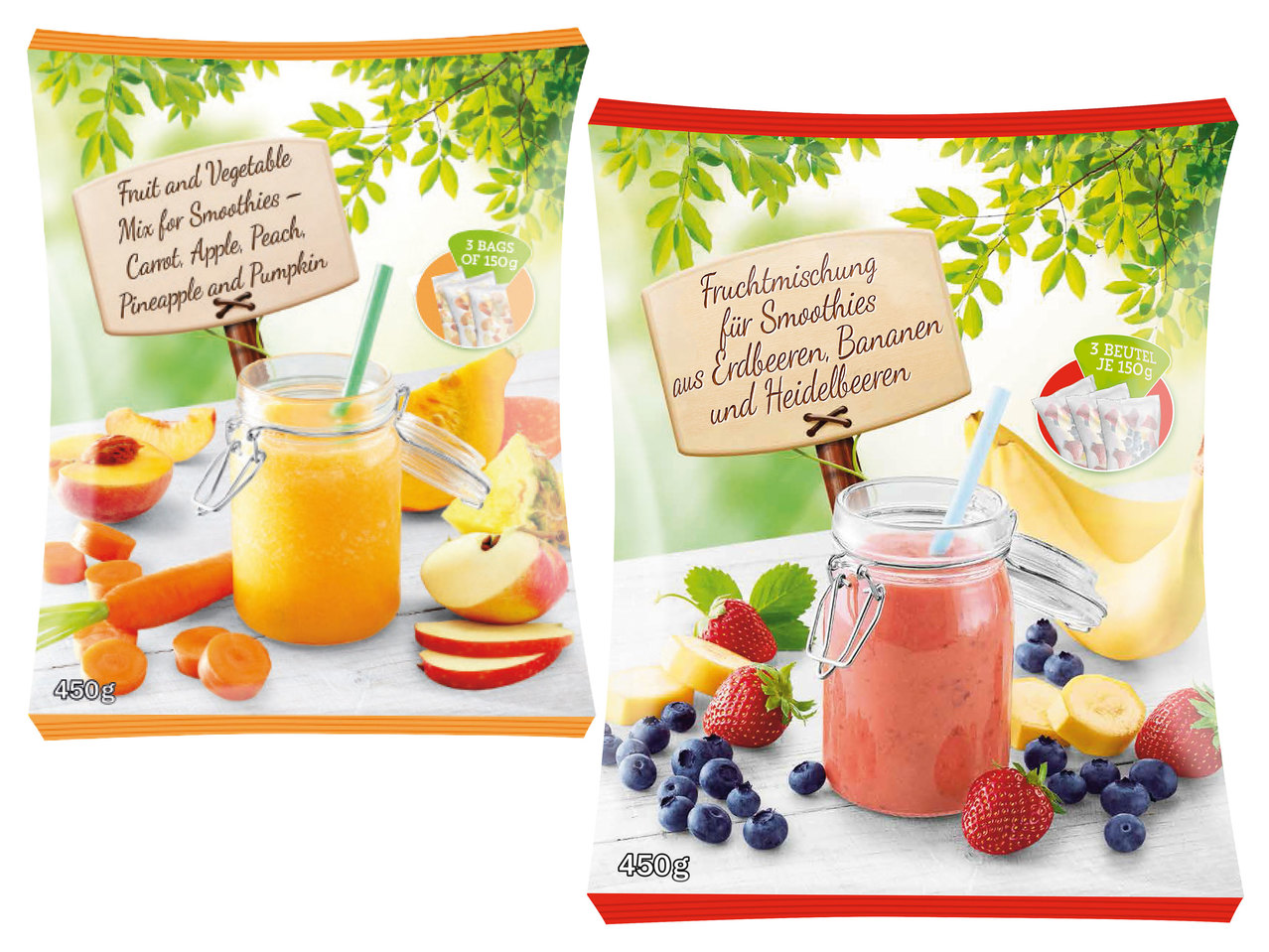 Fruchtmischung für Smoothies