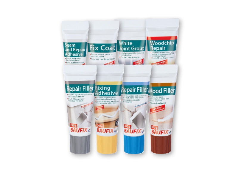 Baufix Assorted Repair Filler/Grout/Adhesive