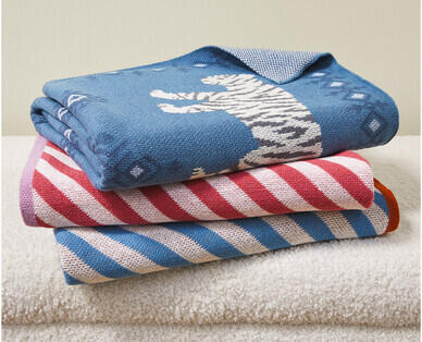 Cotton Knitted Blanket