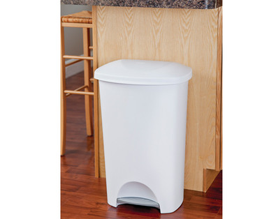 Easy Home 11-Gallon Step Wastebasket