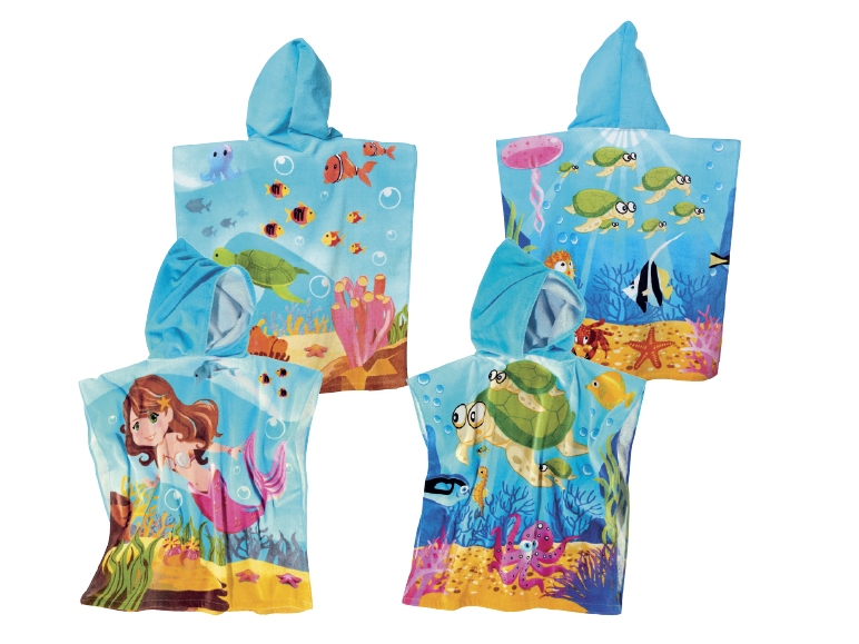 CRIVIT Kids' Towel Poncho