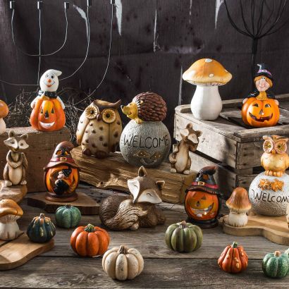 Halloween- en herfstfiguren