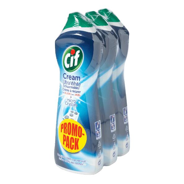 Crème ultra white Cif, 3 pcs