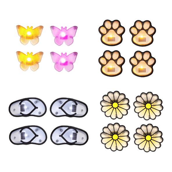 BELAVI(R) 				Piquets de terre décoratifs à énergie solaire, 4 pcs