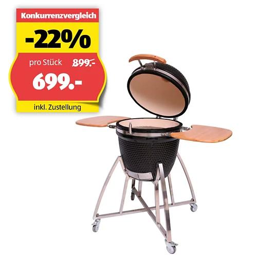 BUSCHBECK Keramikgrill Kamado XL, Schwarz