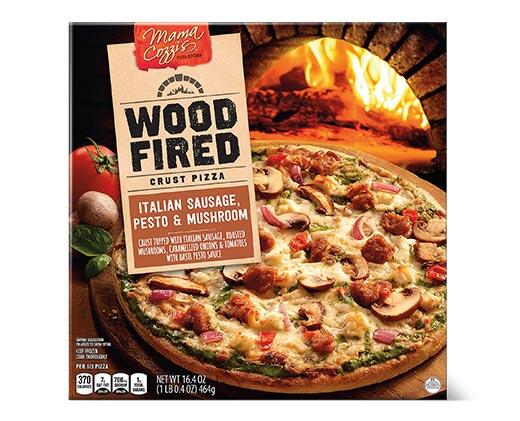 Mama Cozzi's Pizza Kitchen 
 Wood Fired Pesto or Pepperoni Pizza