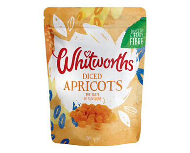 Whitworths Diced Apricots 200g or Mixed Fruit 375g