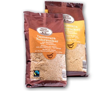 HAPPY HARVEST Fairtrade Max Havelaar Rohrzucker