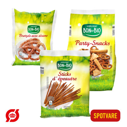 Økologiske saltsnacks