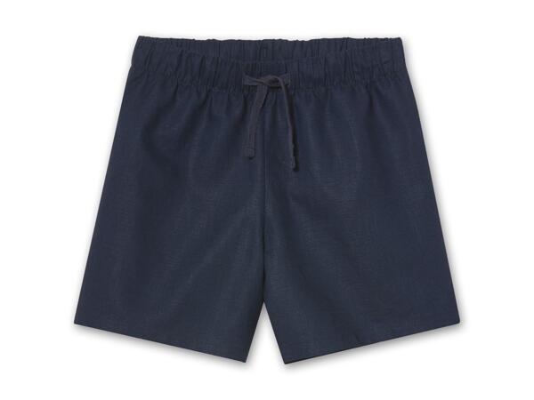 Kinder Leinen Shorts