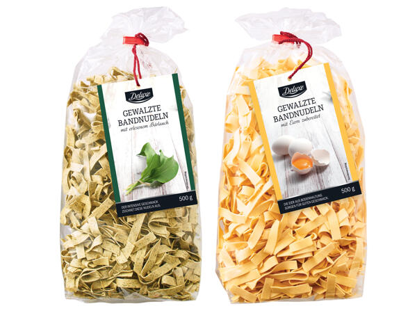 Gewalzte Bandnudeln
