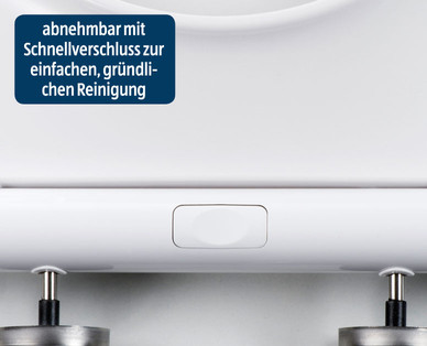 EASYHOME WC-Sitz mit Absenkautomatik