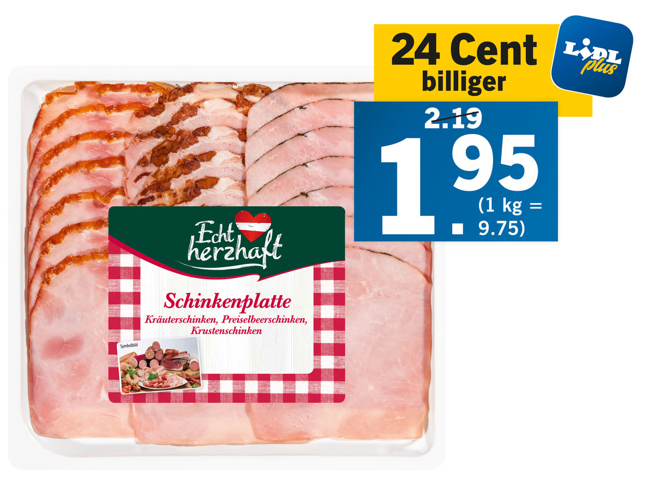 ECHT HERZHAFT Schinkenplatte