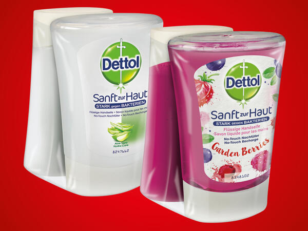 Dettol No-Touch Flüssigseife Nachfüller Doppelpack