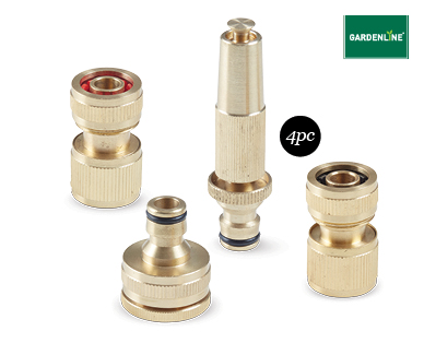 Brass Hose Accessories 4pc