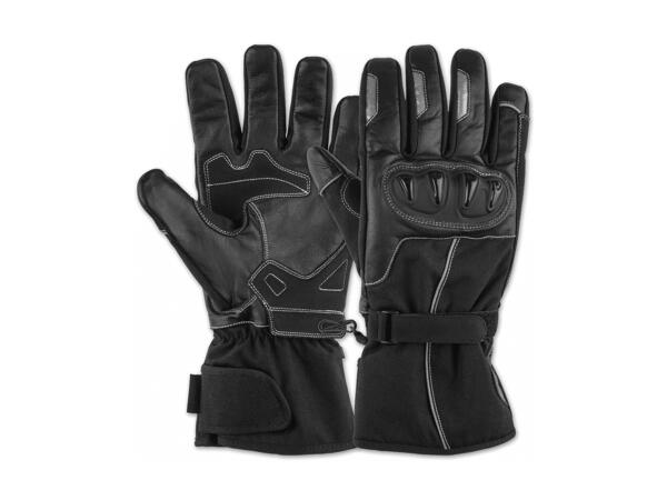 Leder-Motorradhandschuhe