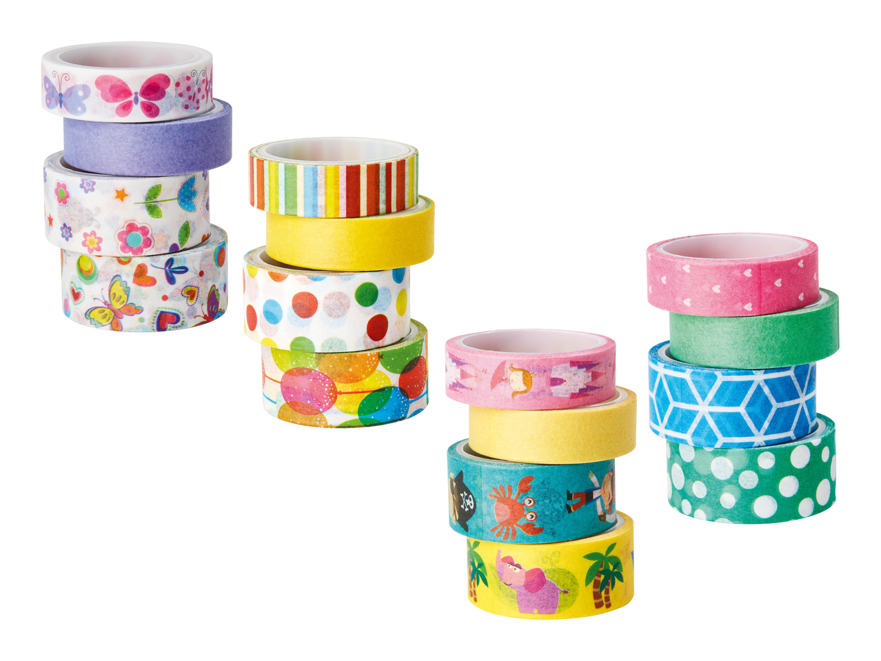 Ruban adhésif washi, 4 pièces