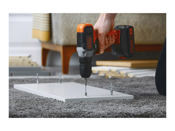 Black & Decker 18V Cordless Drill Driver