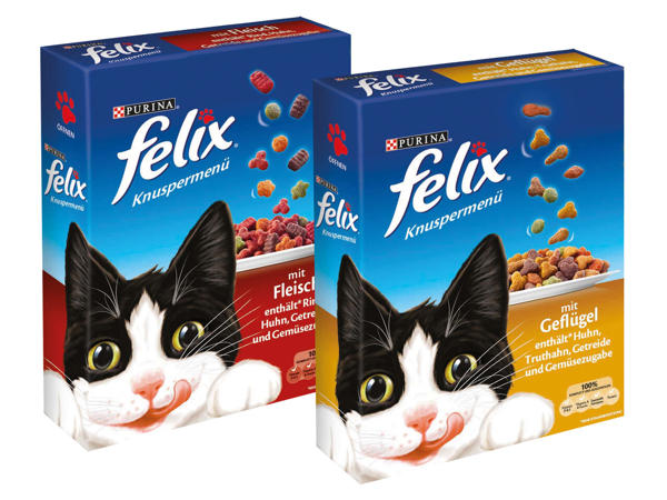 FELIX Knuspermenü mit Fleisch oder Geflügel