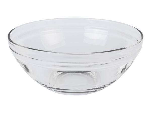 Livarno Home Large Glass Serving Bowl Set - 2 Pack