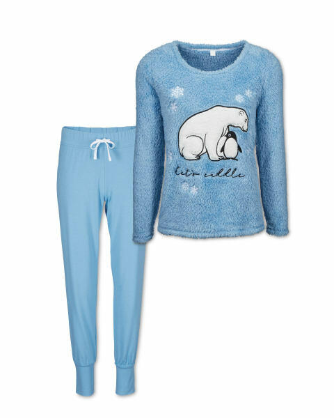 Avenue Ladies' Bear Fleece Pyjamas
