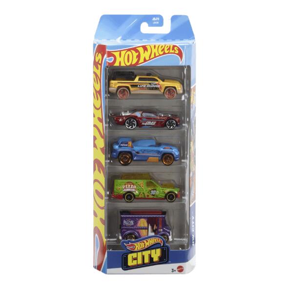 HOT WHEELS(R) 				Petites voitures, 5 pcs