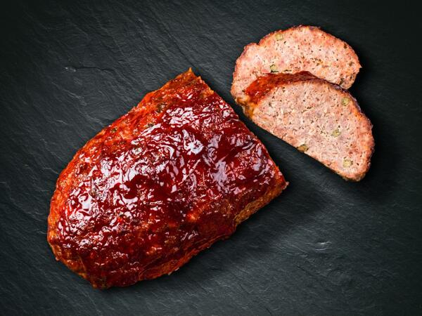 Rôti de viande hachée