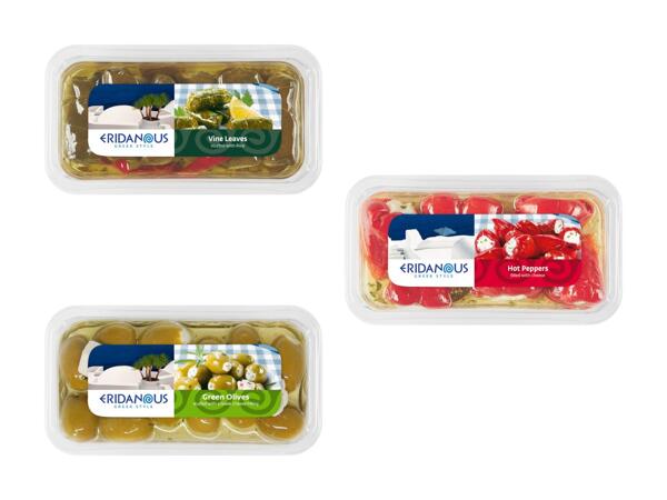 Antipasti dans l'huile