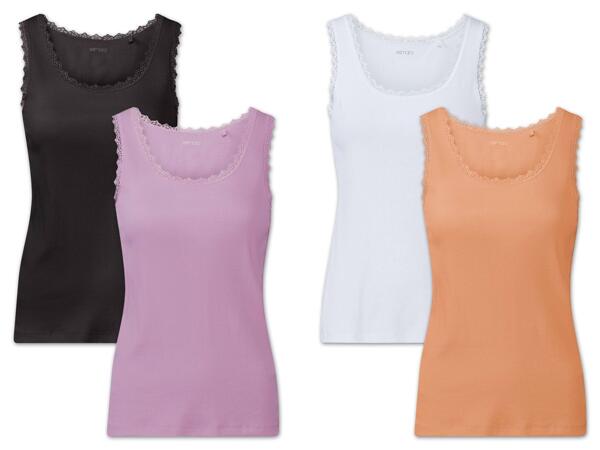 Damen Ripptop, 2 Stück