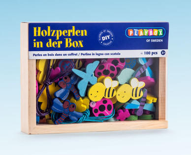 Holzperlen-Set in der Box