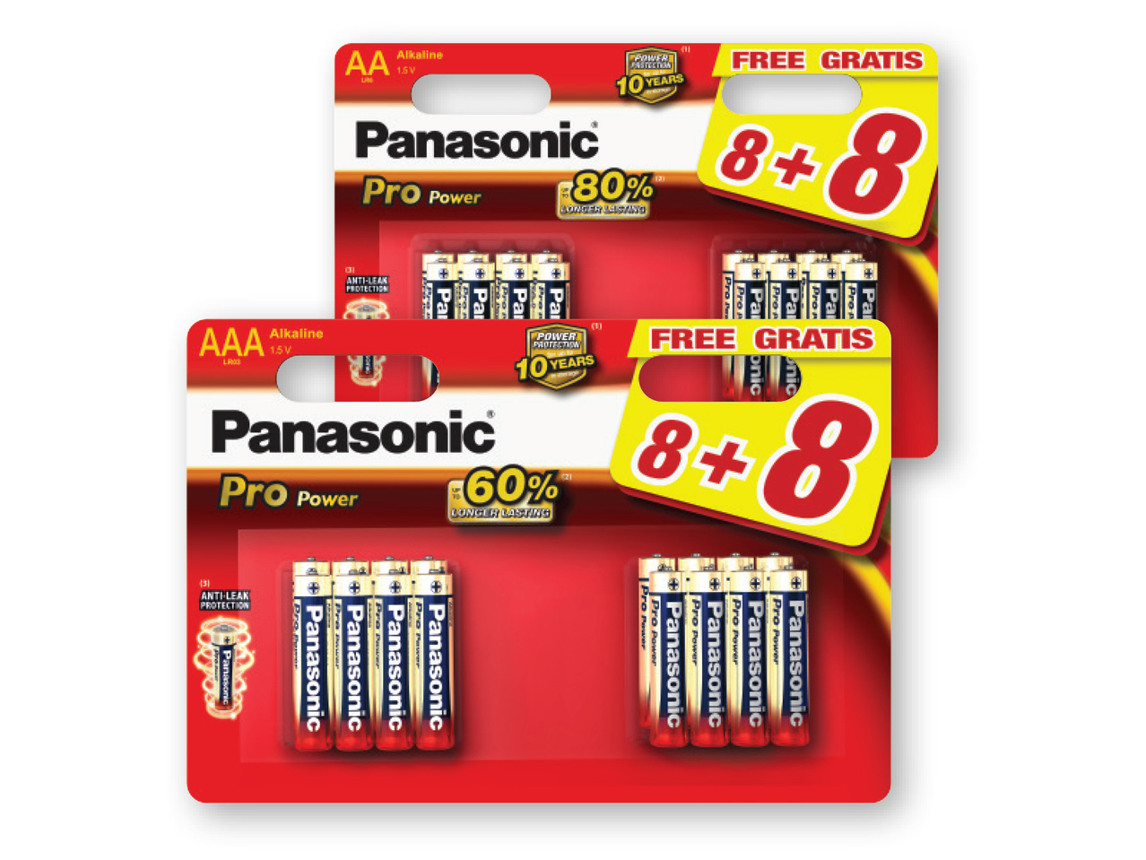 PANASONIC AAA/AA Batteries