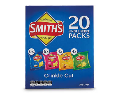 Smith's Crinkle Cut Variety 20pk