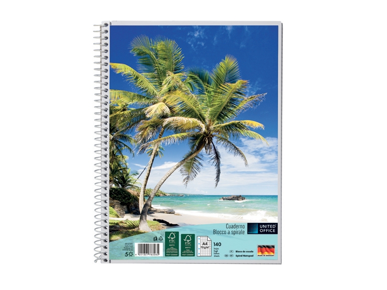 Spiral-Bound Notepad A4