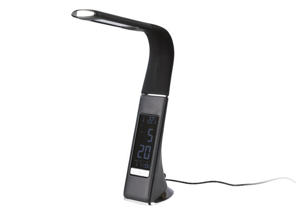 LED STOLNÍ LAMPA S DISPLEJEM