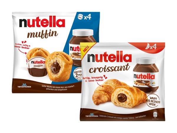 Nutella Croissant oder Muffins