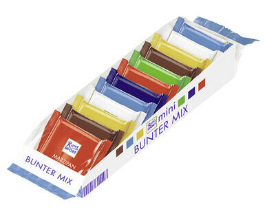 RITTER SPORT 
 MINI-PLAQUES DE CHOCOLAT