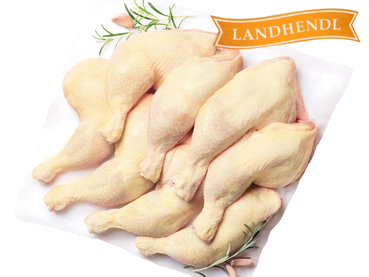 LANDHENDL Frische österreichische Hendlschenkel mit Rücken