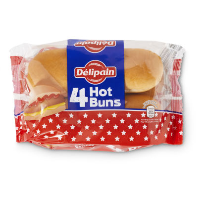 Pains à hot-dog, 4 pcs