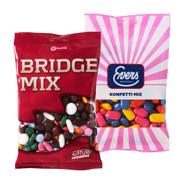 Konfetti eller Bridge mix