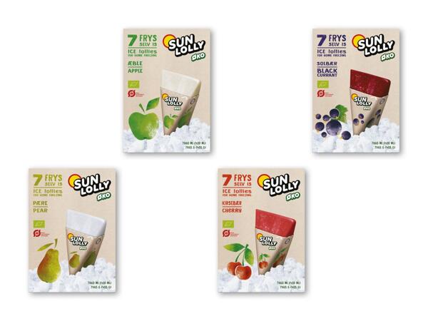 SUN LOLLY Økologisk frys-selv-is