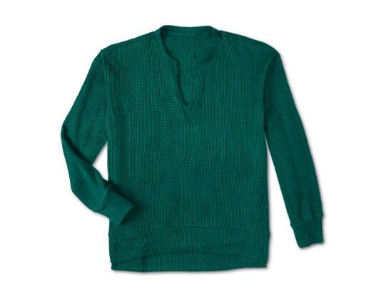 Serra Ladies Waffle Pullover Or Hoodie
