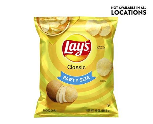 Lay's 
 BBQ or Classic or Sour Cream and Onion or Wavy