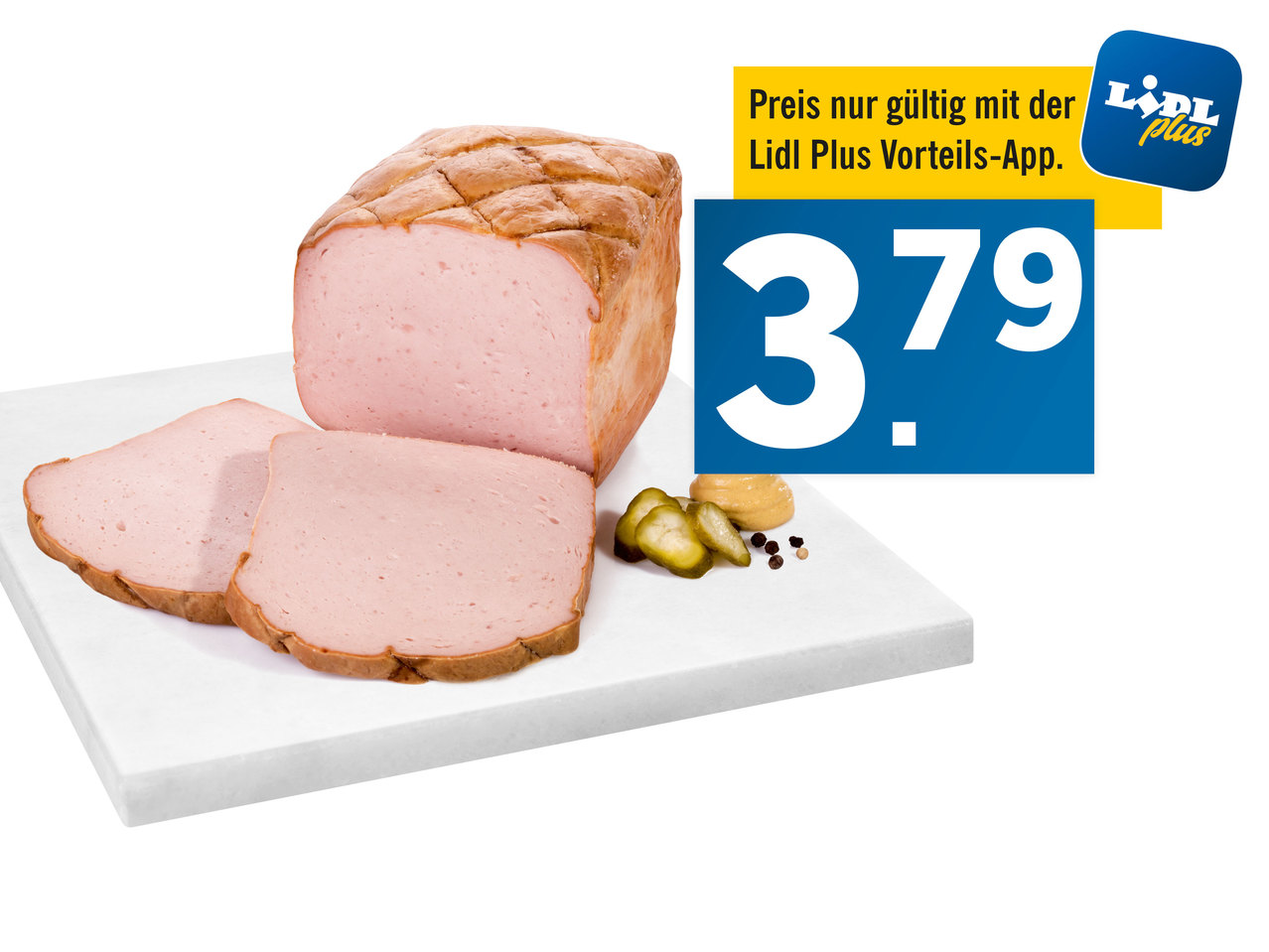 ECHT HERZHAFT Leberkäse mit Backkruste