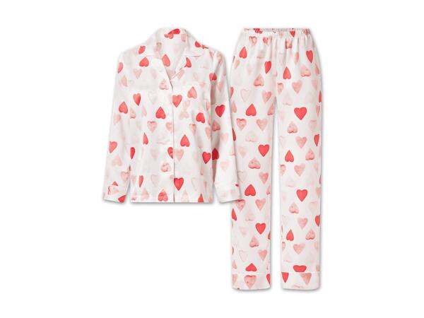 Damen Satin-Pyjama